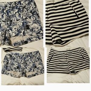 Summer favorites! stripe and floral short duo